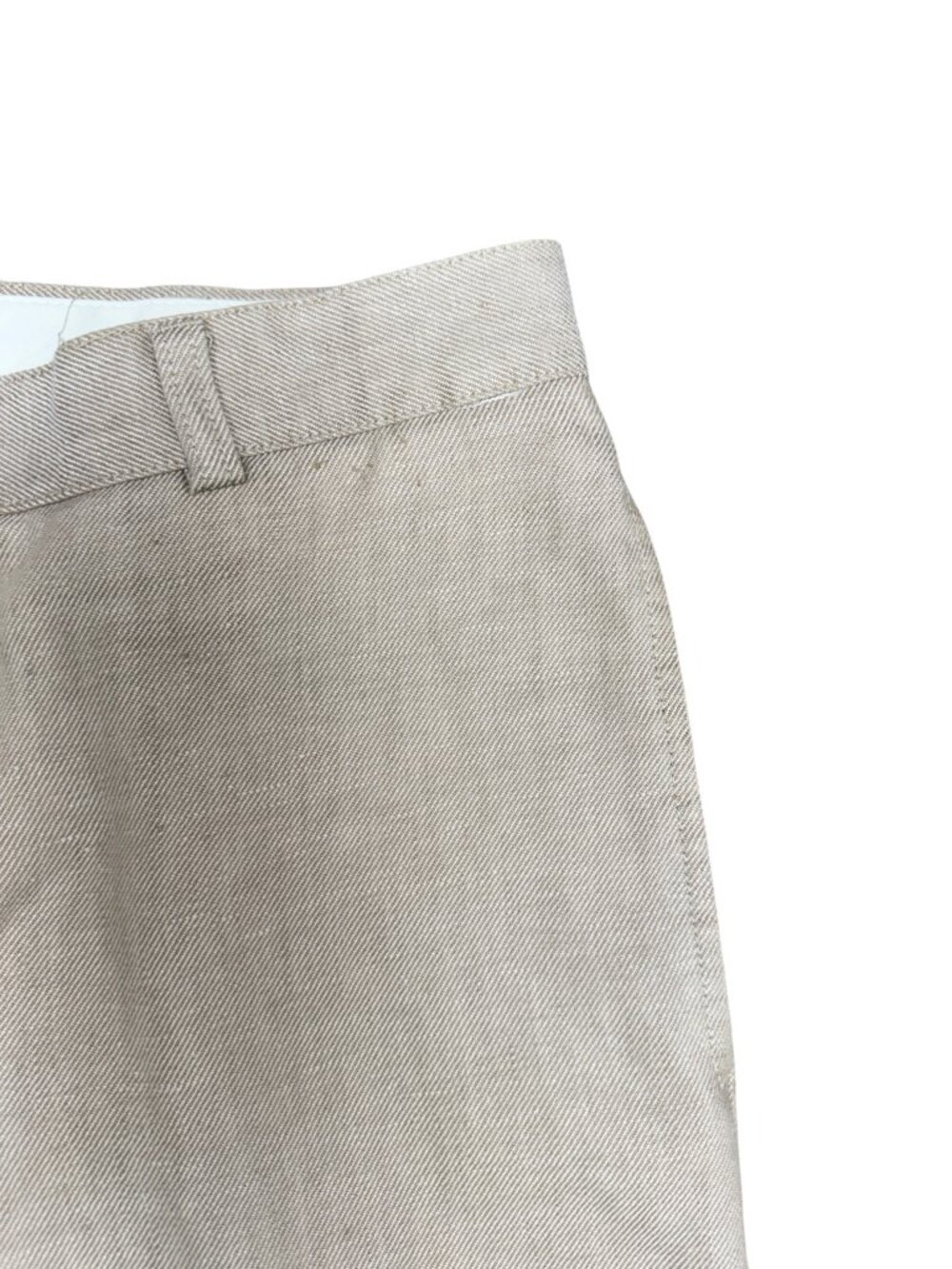 L.L. BEAN Men's VINTAGE Classic Fit 100% LINEN Straight Trouser/Pant | Size 33 - Picture 2 of 6